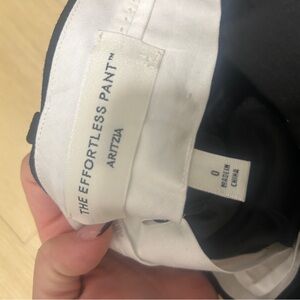 NWT Aritzia Black Effortless Pant Size 0